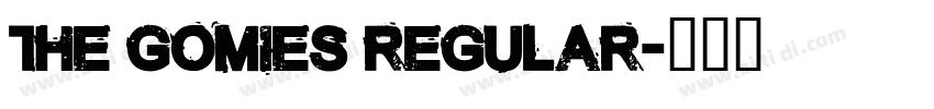 The Gomies Regular字体转换